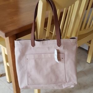 Cream tote bag